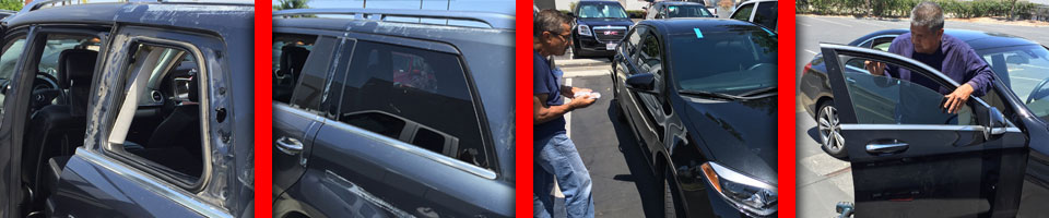 Glass Replacement Before and After, Windshield Replacement, Car Window Repair